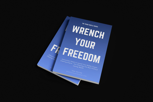 WRENCH YOUR FREEDOM: Mobile Carpet Cleaning Edition — Launch Your Trade Empire in 90 Days. Subcontract Smart, Broker Jobs, or Build a Full Mobile Carpet Cleaning Business — With or Without Experience.